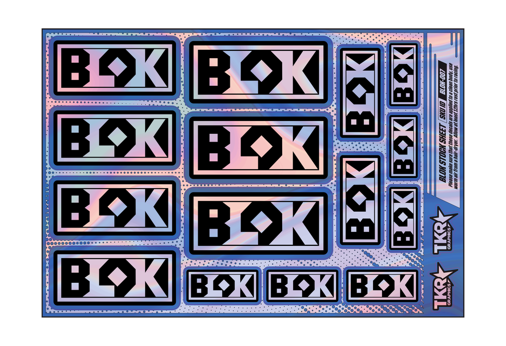 HOLOGRAPHIC BLOK A5 STOCK SHEET