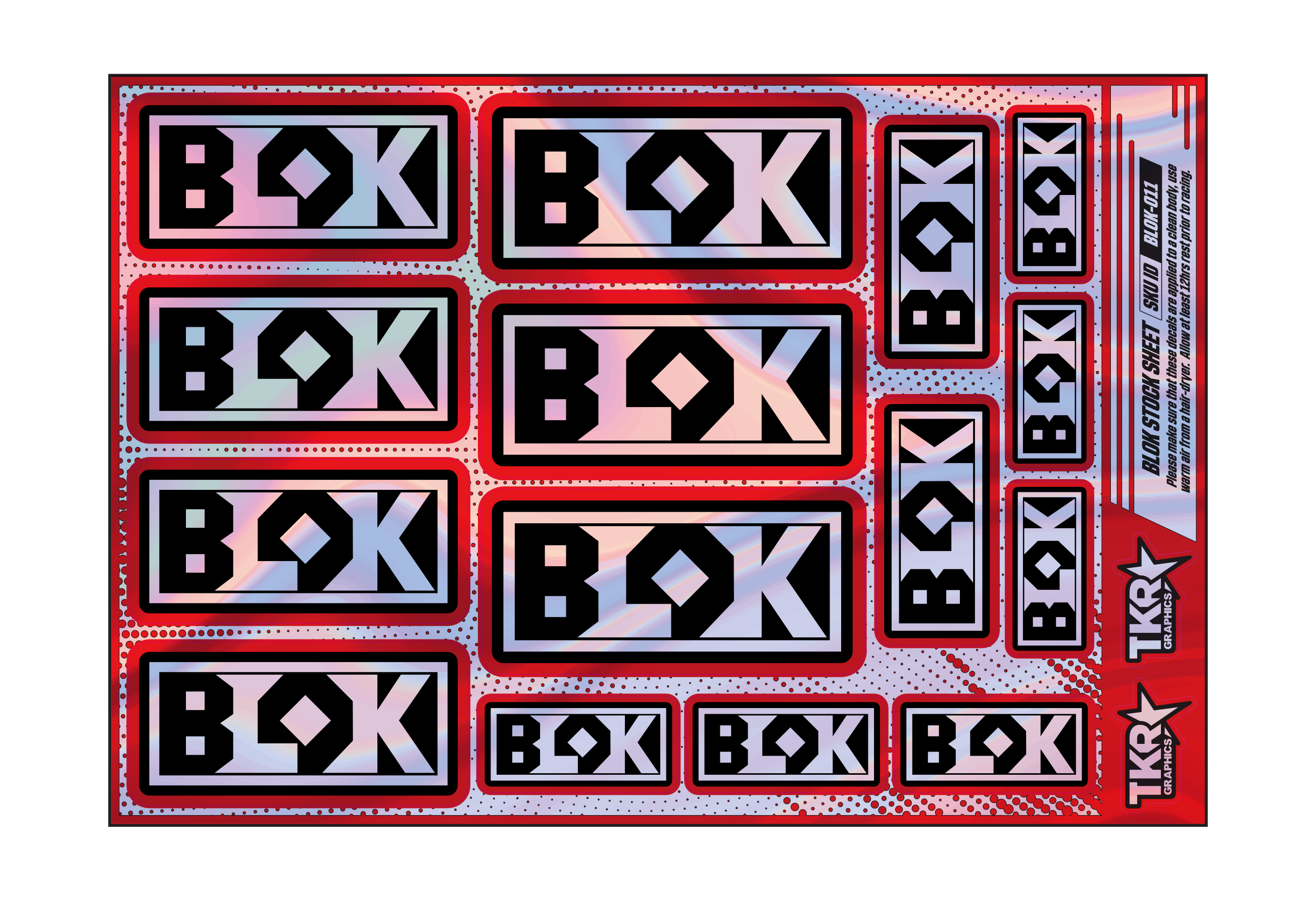 HOLOGRAPHIC BLOK A5 STOCK SHEET