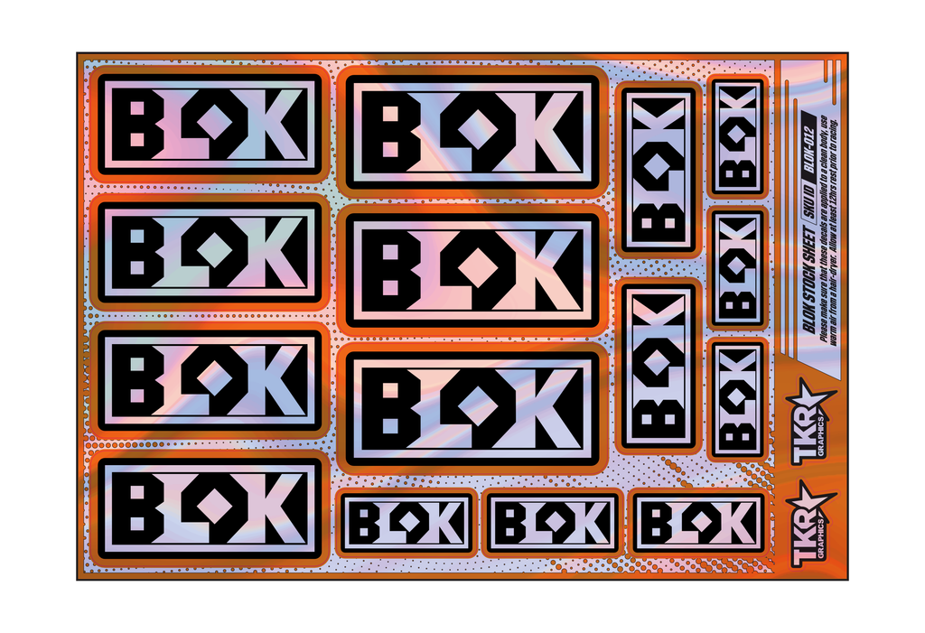 HOLOGRAPHIC BLOK A5 STOCK SHEET