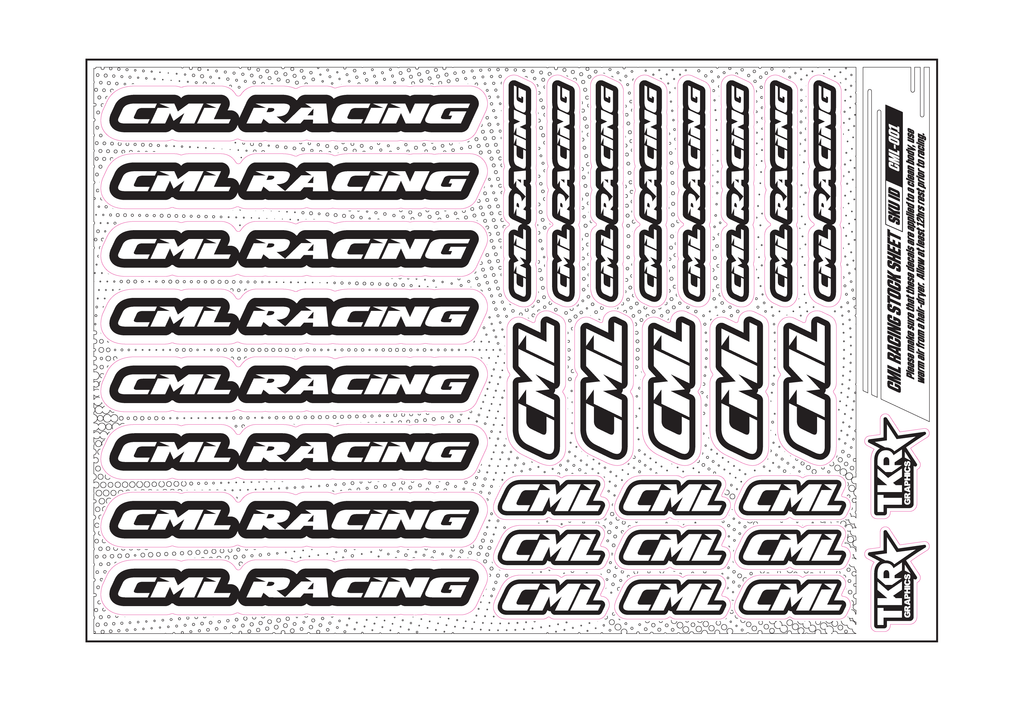 CML RACING A5 STOCK SHEET