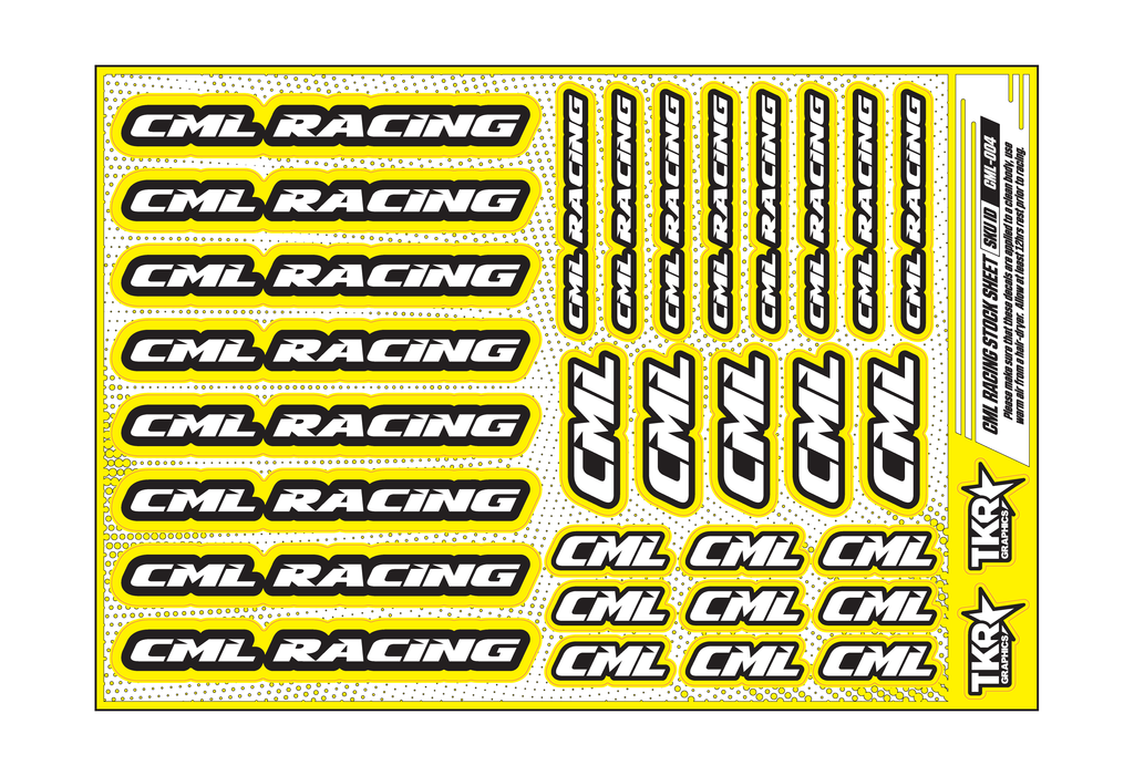 CML RACING A5 STOCK SHEET
