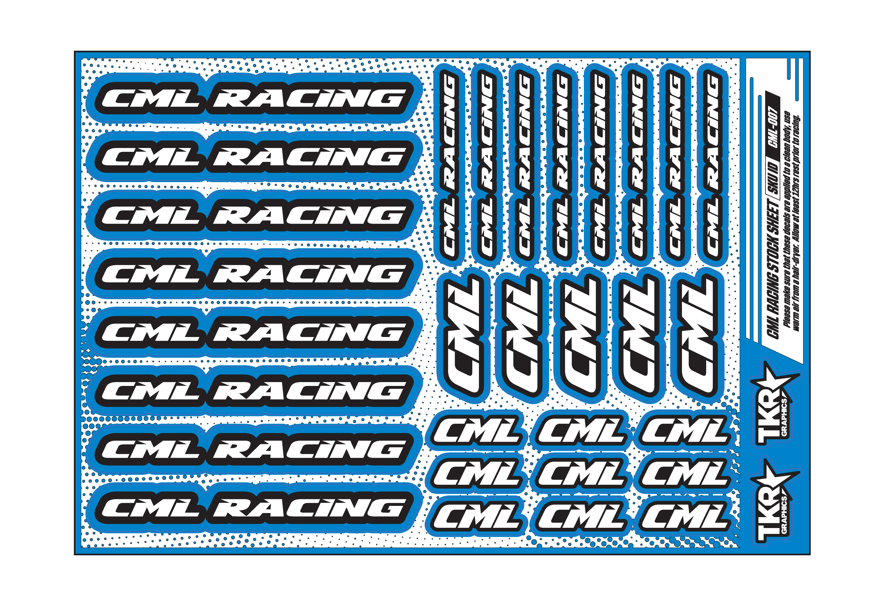 CML RACING A5 STOCK SHEET