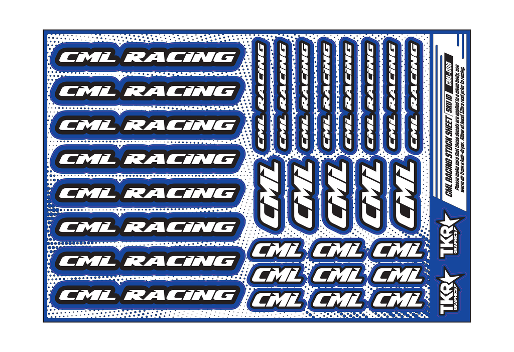 CML RACING A5 STOCK SHEET