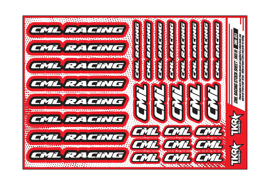 CML RACING A5 STOCK SHEET