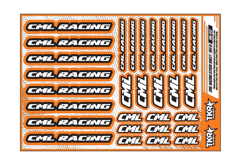 CML RACING A5 STOCK SHEET