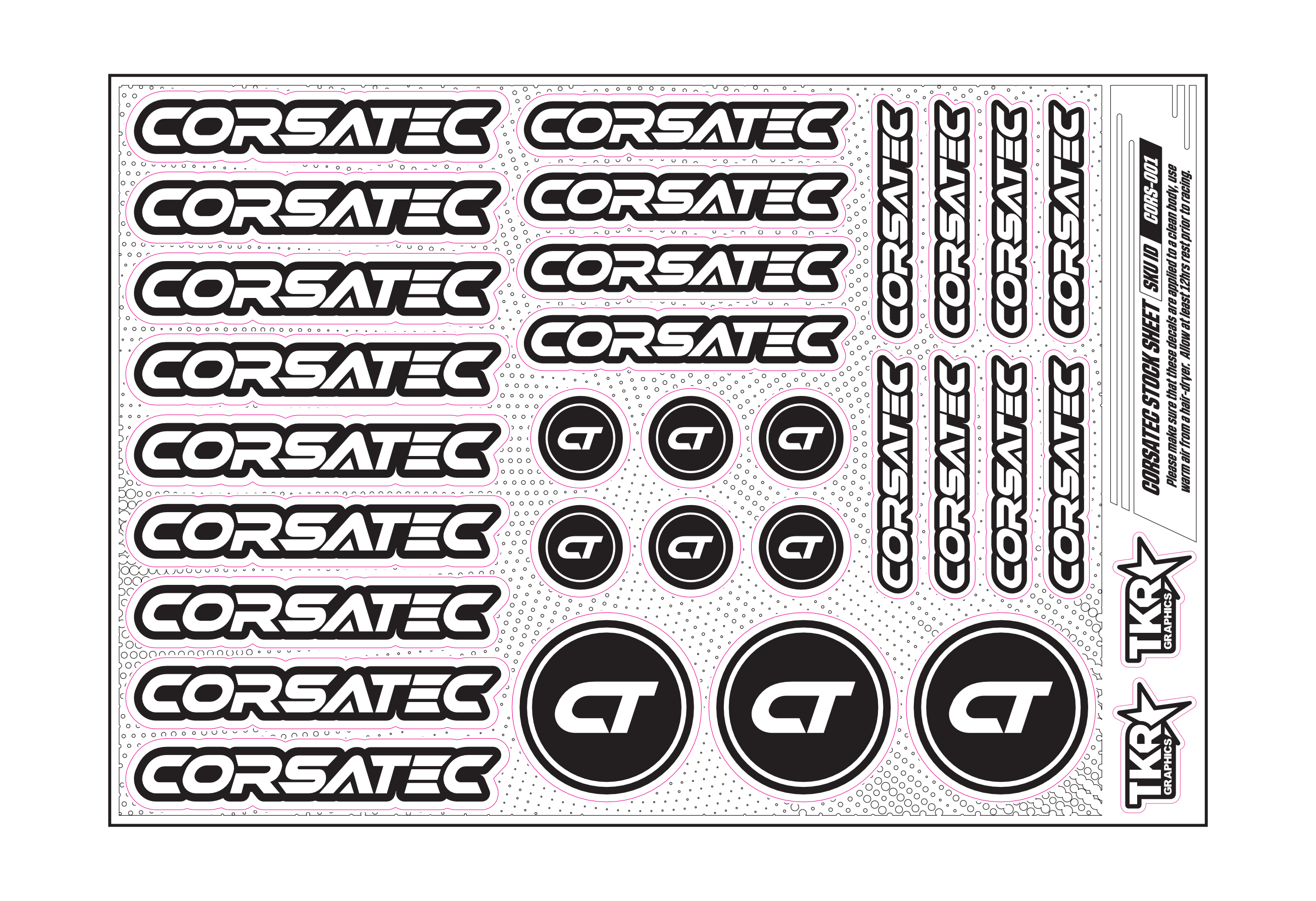 CORSATEC A5 STOCK SHEET