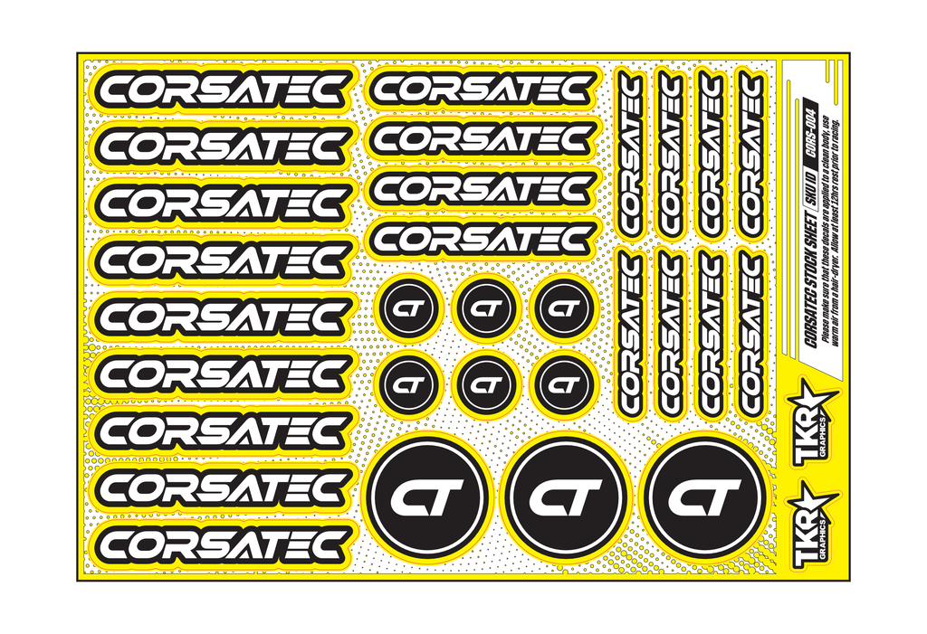 CORSATEC A5 STOCK SHEET