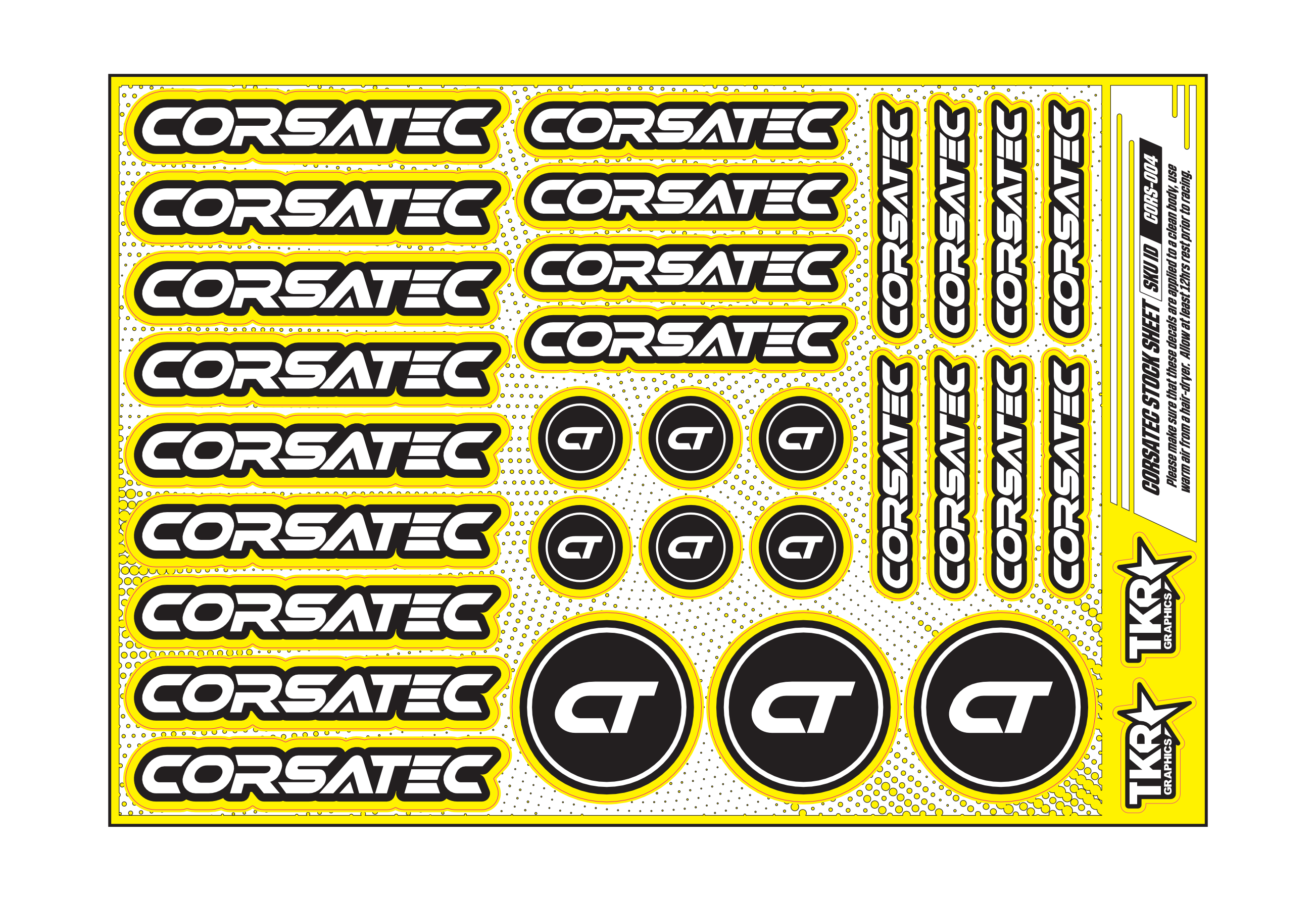 CORSATEC A5 STOCK SHEET