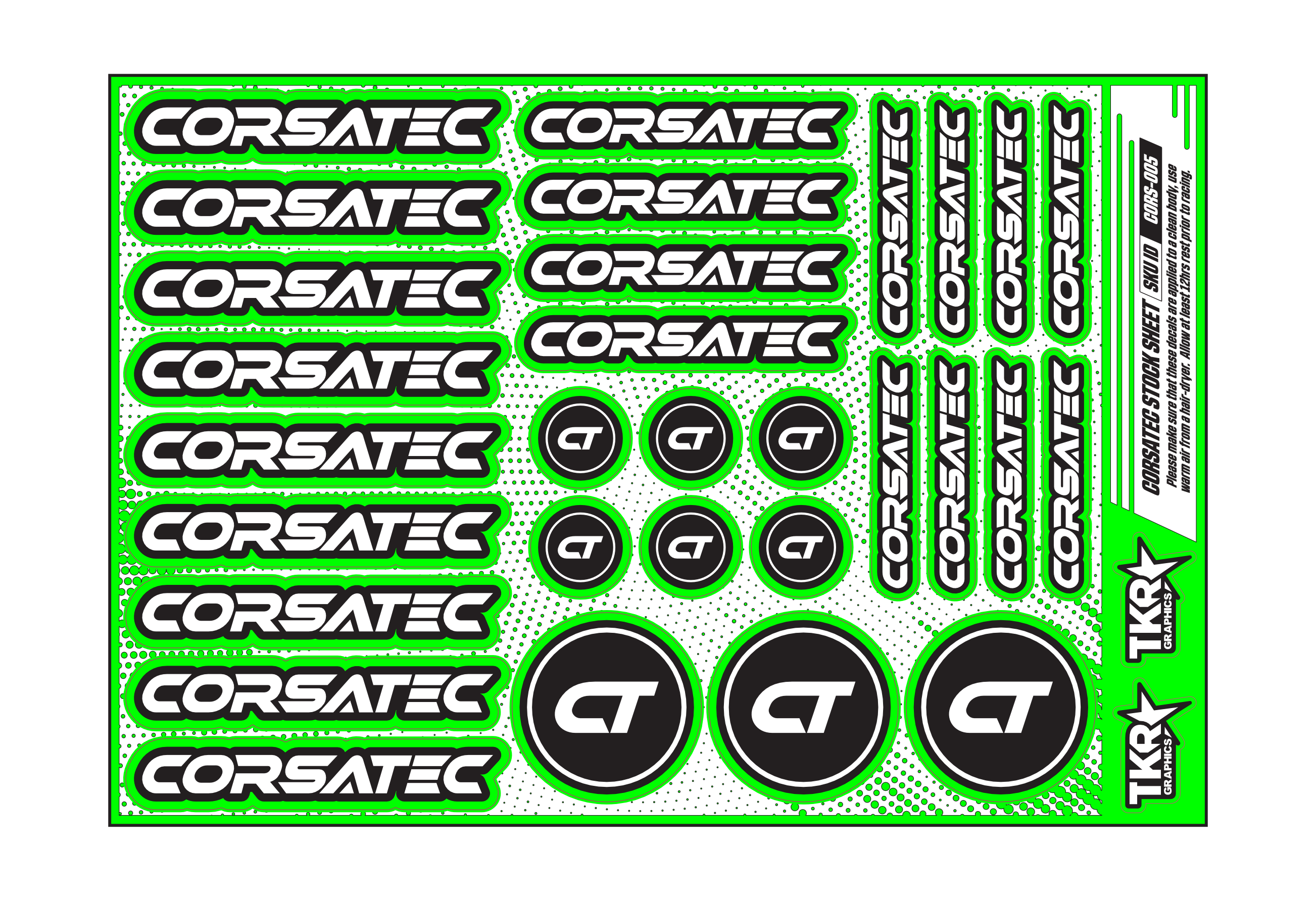 CORSATEC A5 STOCK SHEET