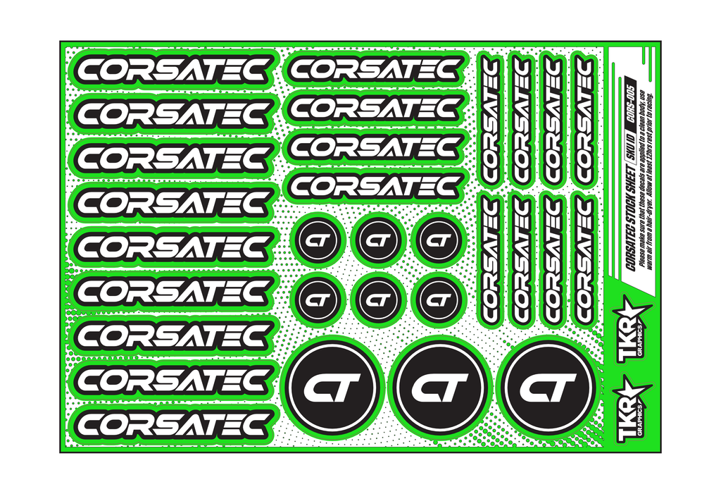 CORSATEC A5 STOCK SHEET