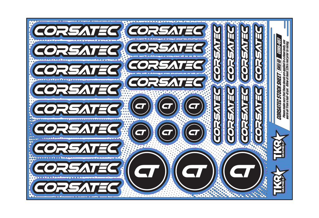 CORSATEC A5 STOCK SHEET