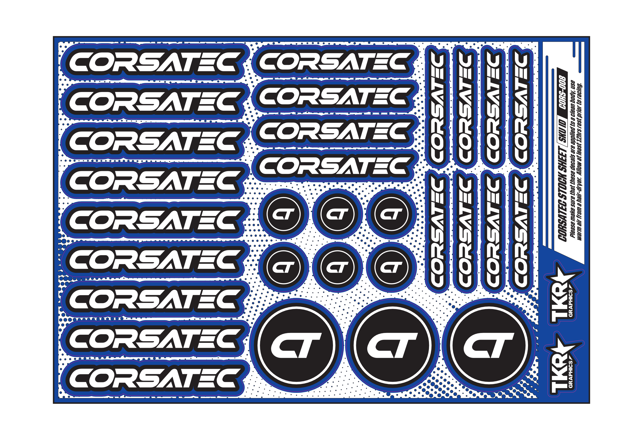 CORSATEC A5 STOCK SHEET