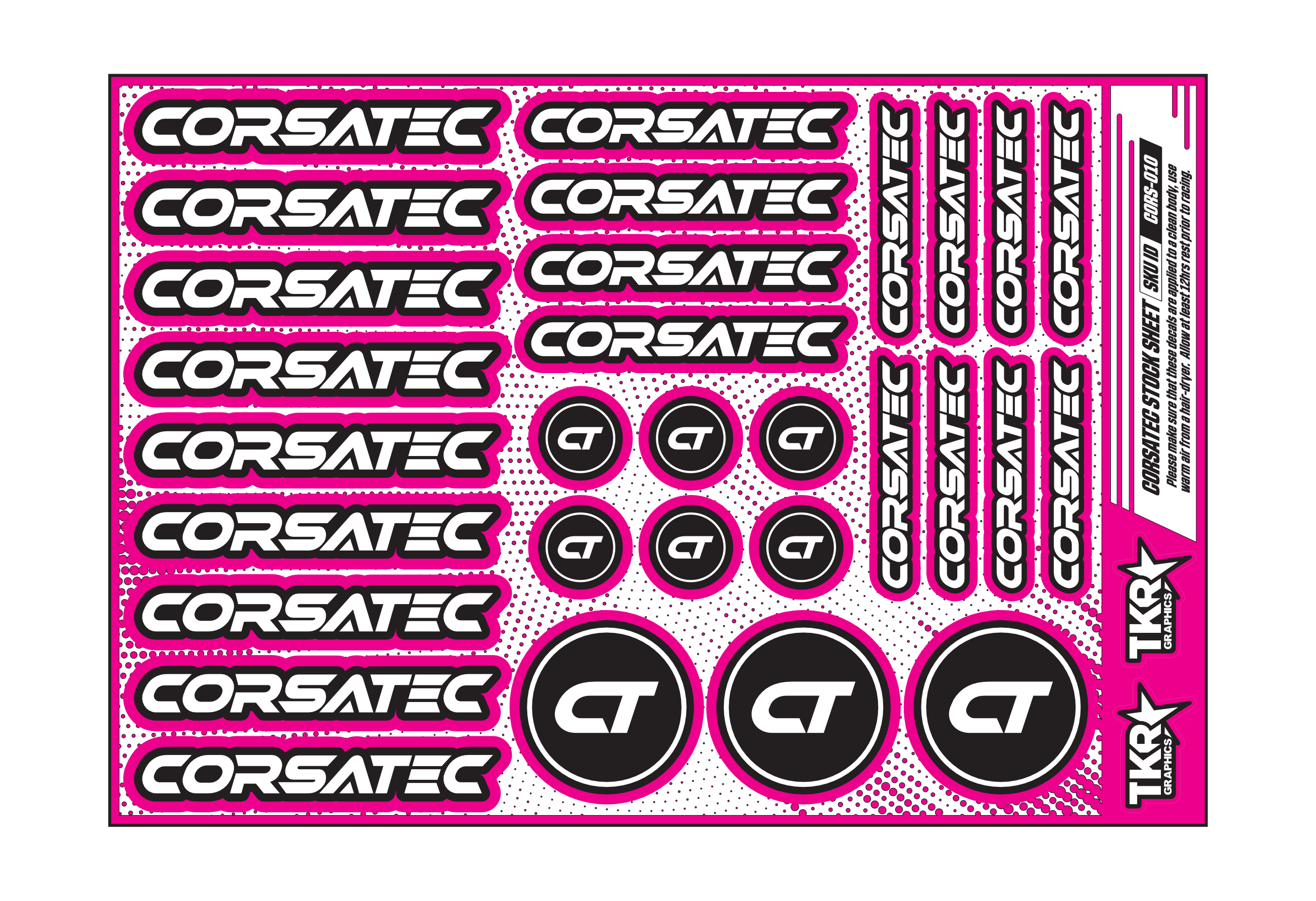 CORSATEC A5 STOCK SHEET