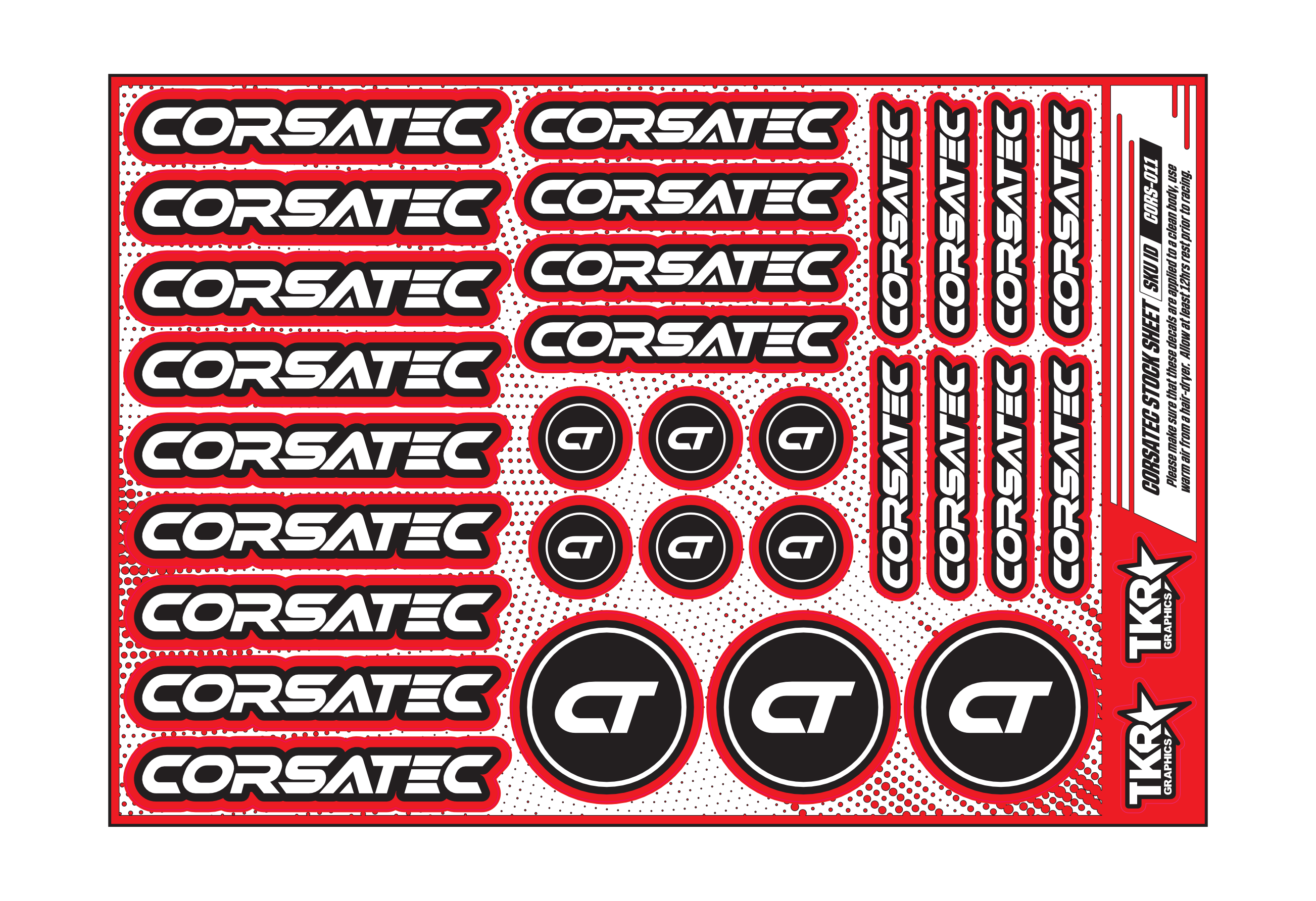 CORSATEC A5 STOCK SHEET