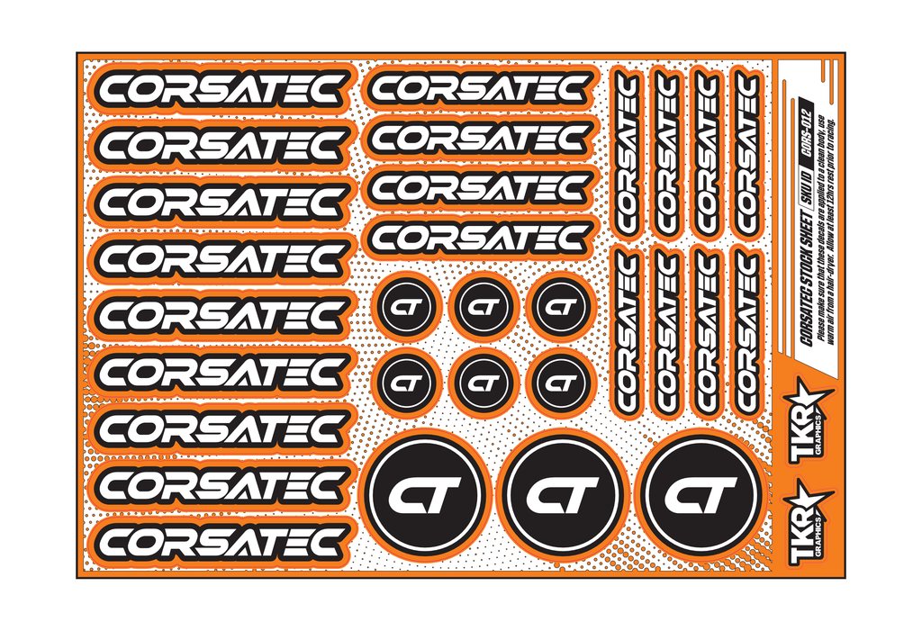 CORSATEC A5 STOCK SHEET