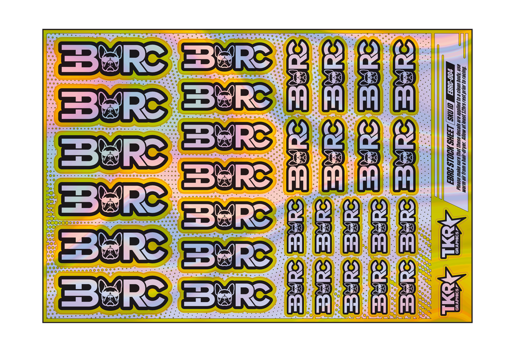 HOLOGRAPHIC EBRC A5 STOCK SHEET
