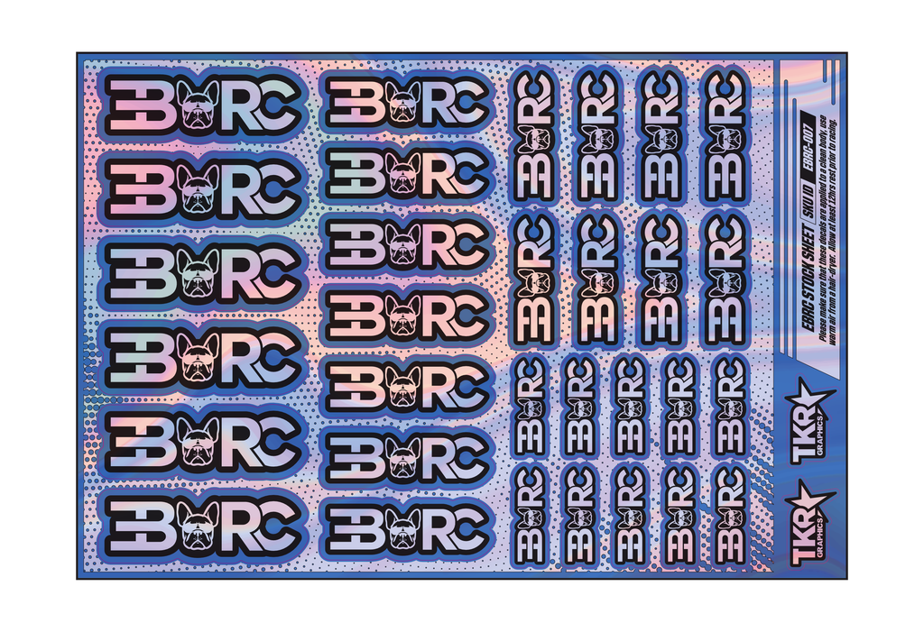 HOLOGRAPHIC EBRC A5 STOCK SHEET