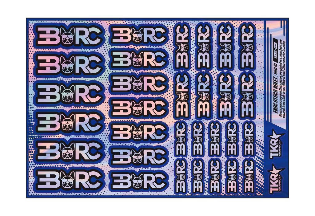 HOLOGRAPHIC EBRC A5 STOCK SHEET