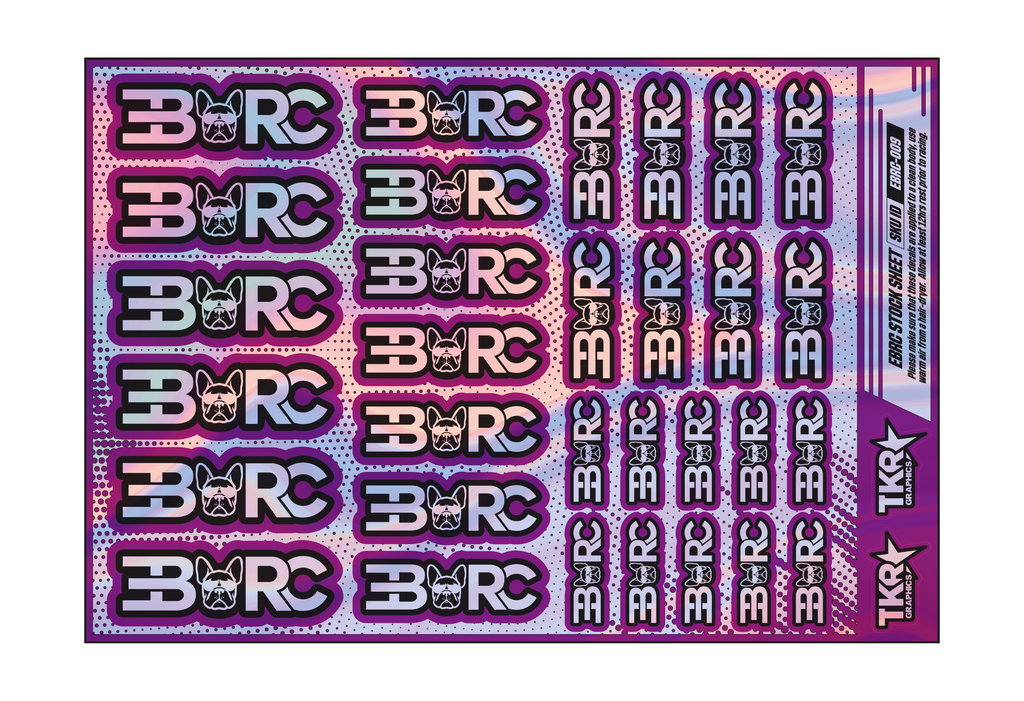 HOLOGRAPHIC EBRC A5 STOCK SHEET