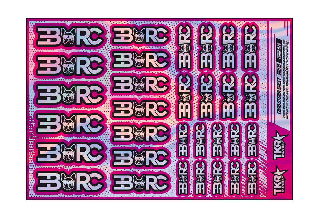 HOLOGRAPHIC EBRC A5 STOCK SHEET