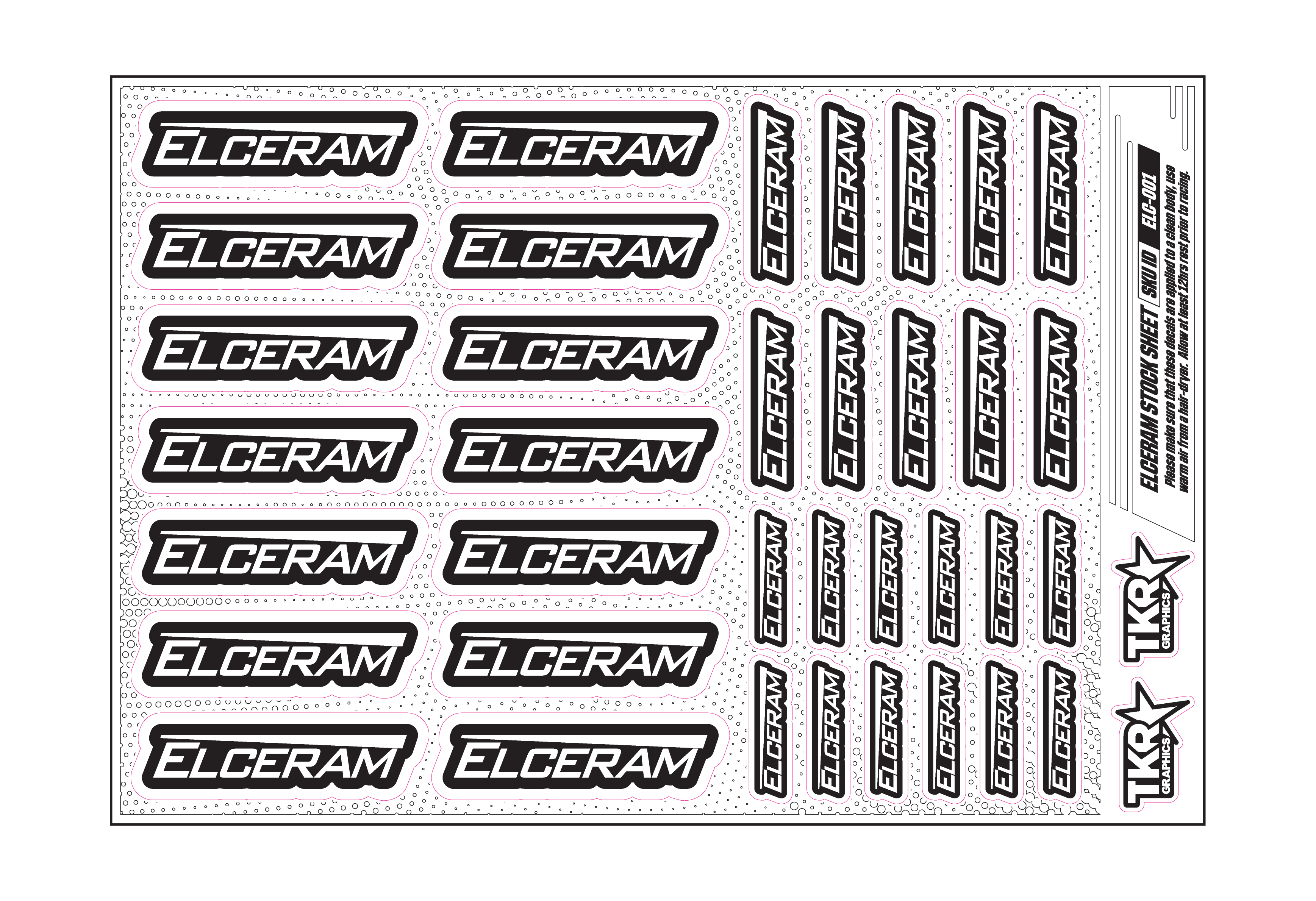 ELCERAM A5 STOCK SHEET