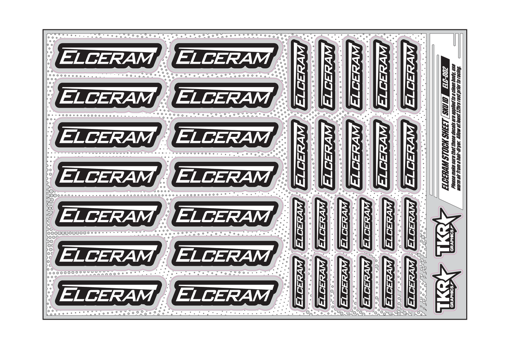ELCERAM A5 STOCK SHEET