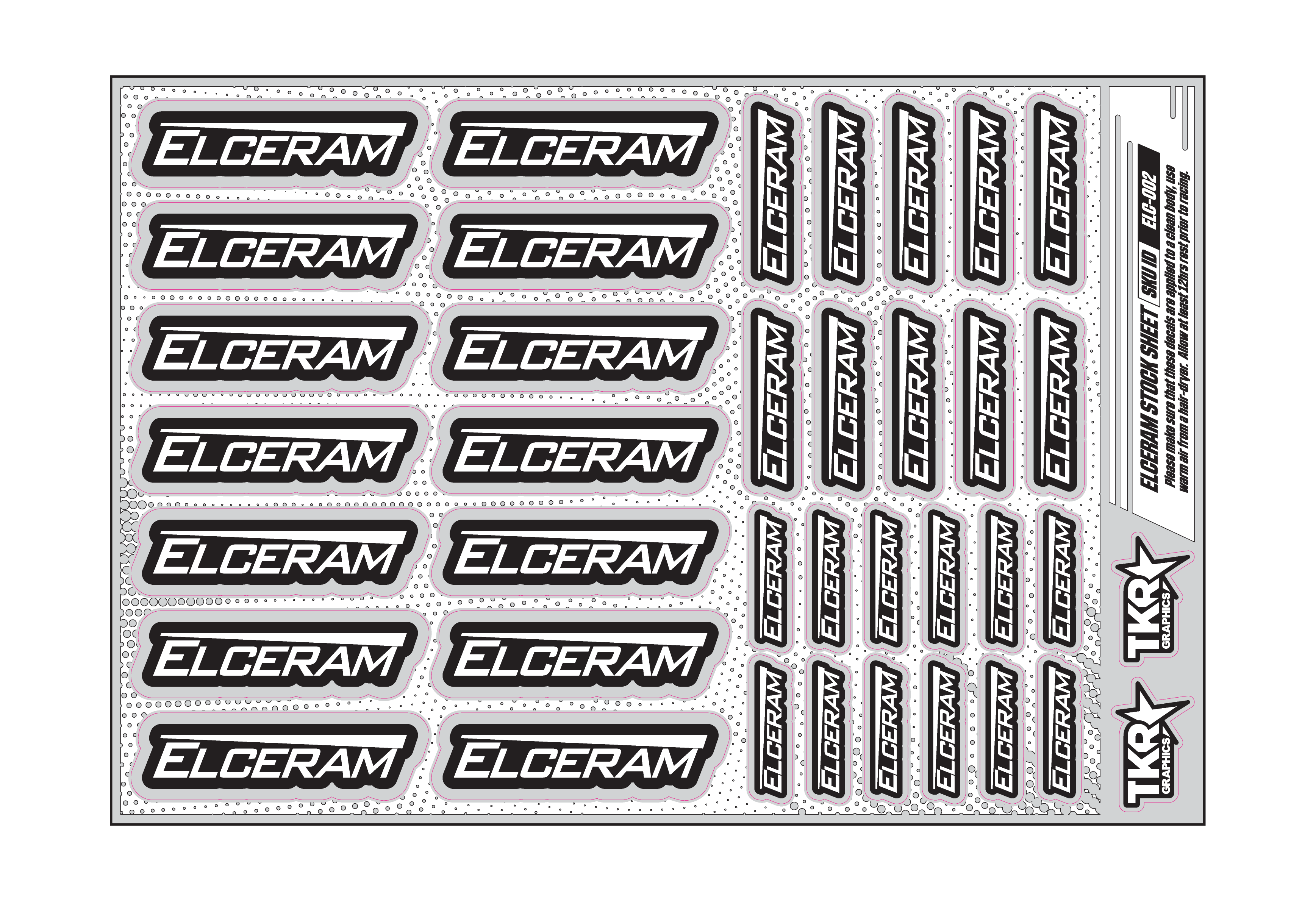ELCERAM A5 STOCK SHEET