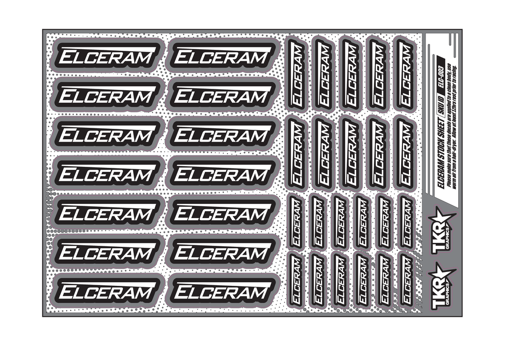 ELCERAM A5 STOCK SHEET