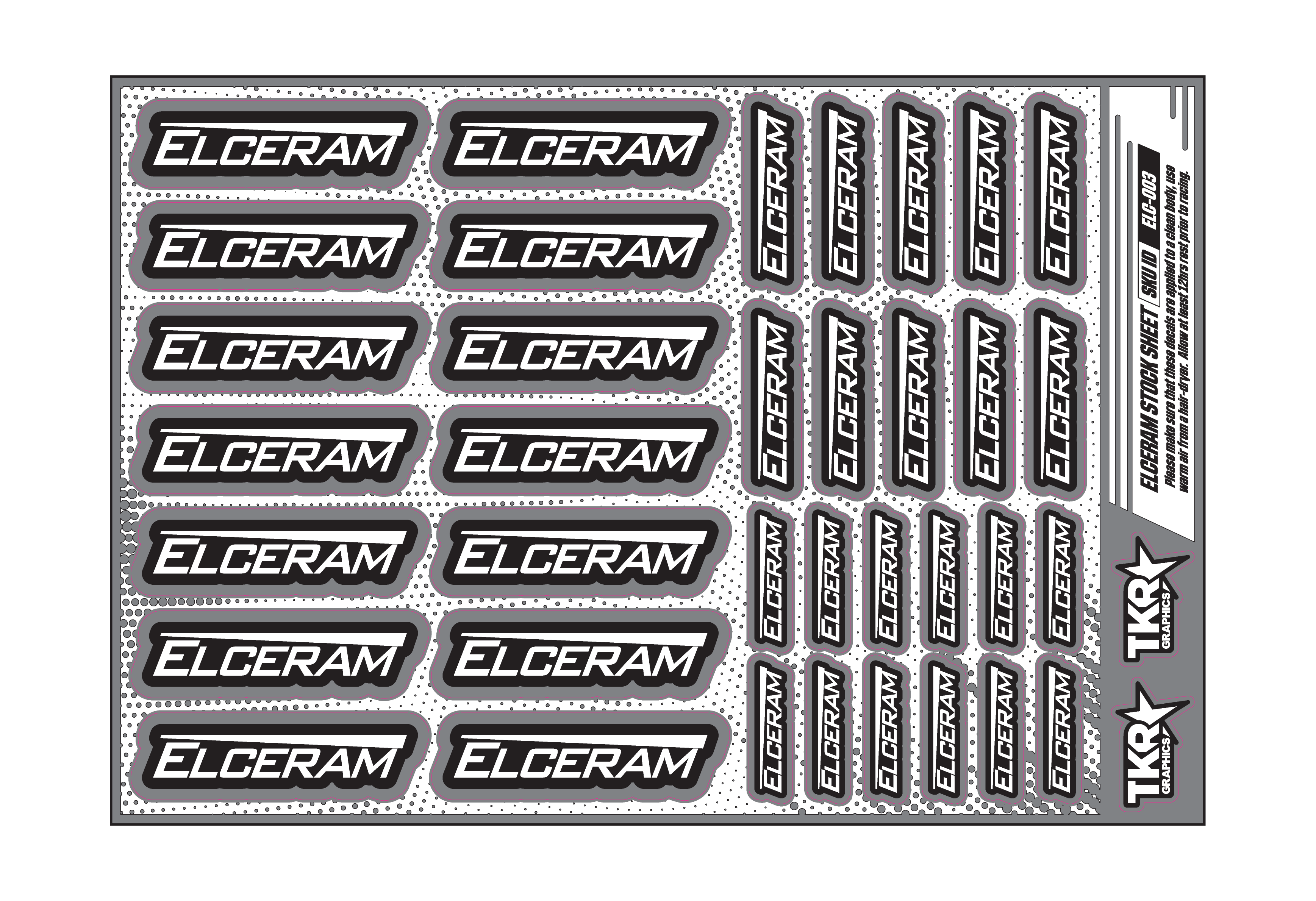 ELCERAM A5 STOCK SHEET