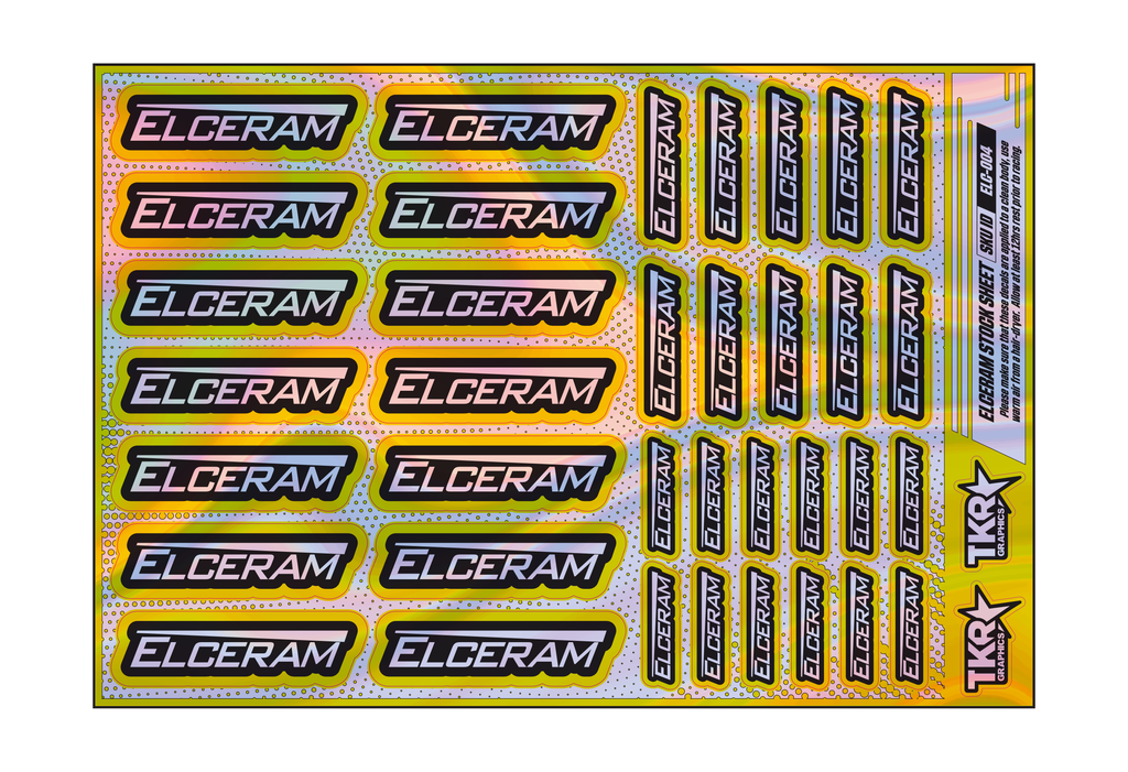 HOLOGRAPHIC ELCERAM A5 STOCK SHEET