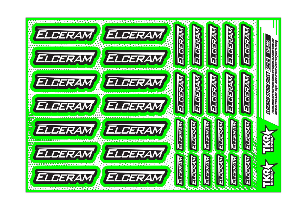ELCERAM A5 STOCK SHEET