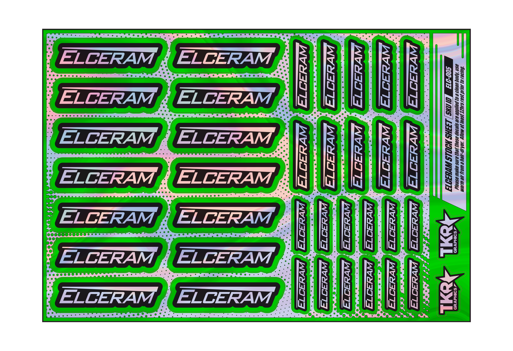 HOLOGRAPHIC ELCERAM A5 STOCK SHEET