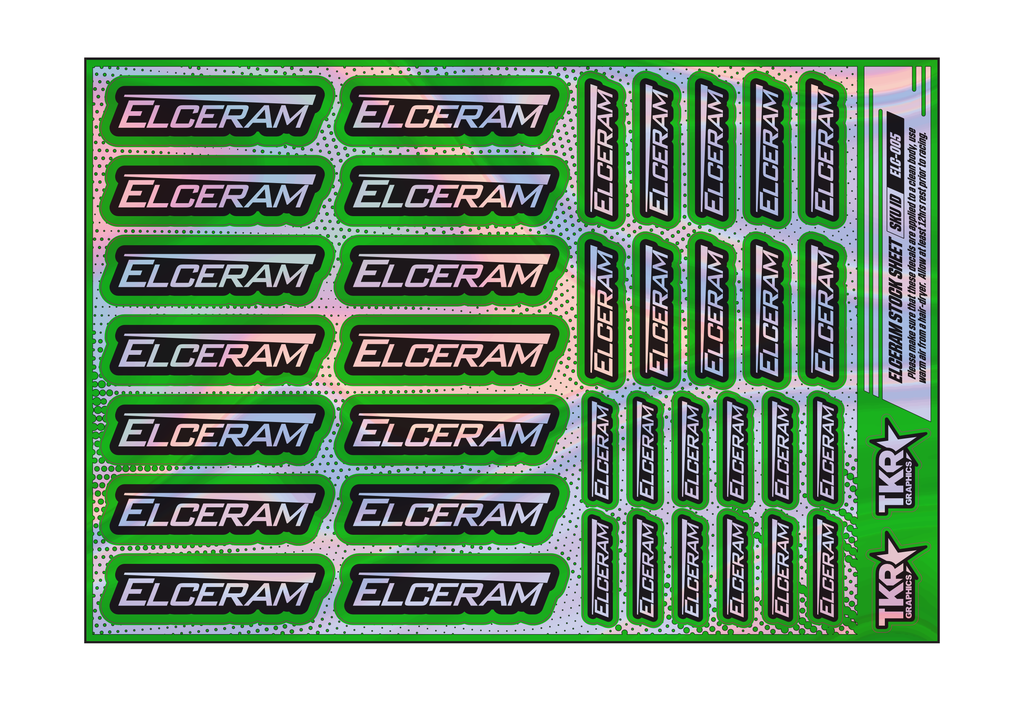 HOLOGRAPHIC ELCERAM A5 STOCK SHEET