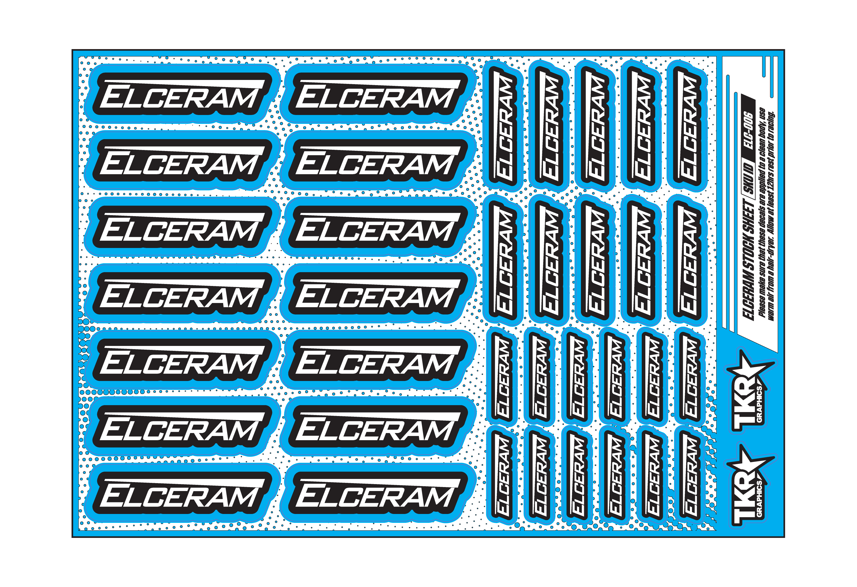 ELCERAM A5 STOCK SHEET