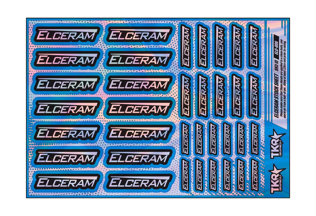 HOLOGRAPHIC ELCERAM A5 STOCK SHEET
