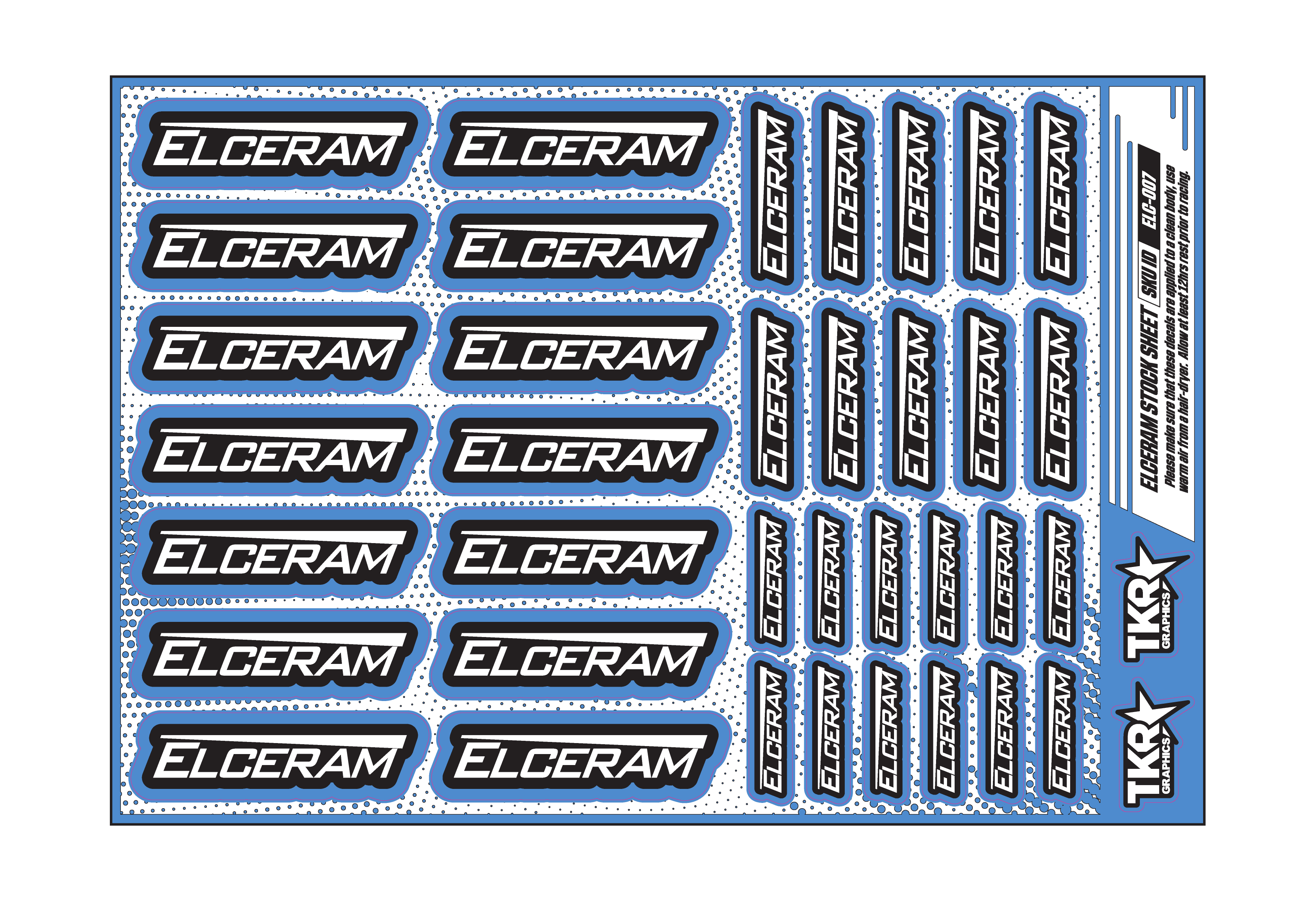 ELCERAM A5 STOCK SHEET