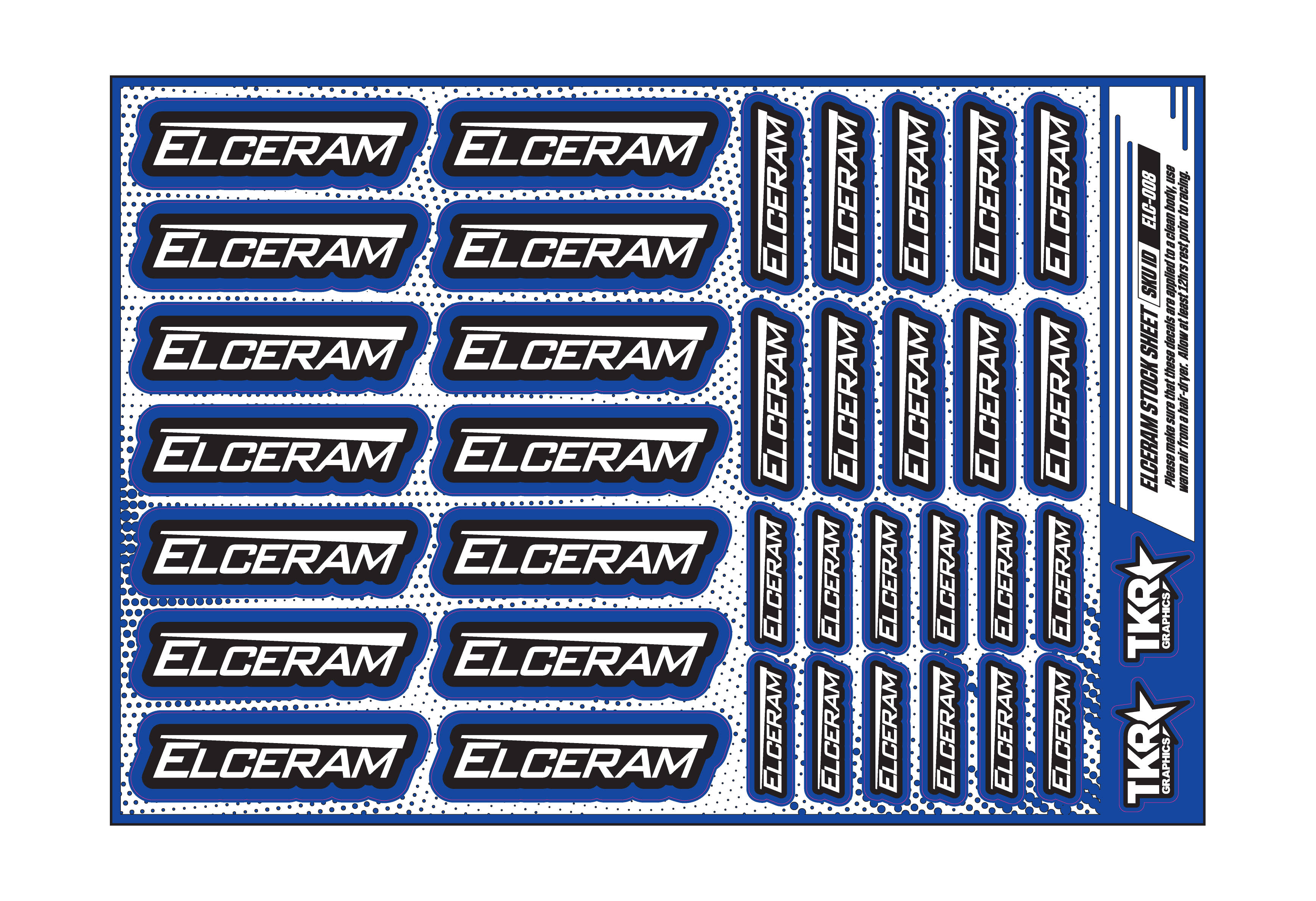 ELCERAM A5 STOCK SHEET