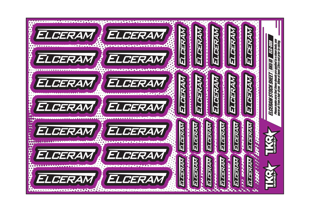 ELCERAM A5 STOCK SHEET