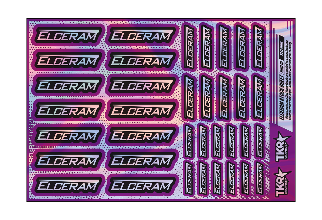 HOLOGRAPHIC ELCERAM A5 STOCK SHEET