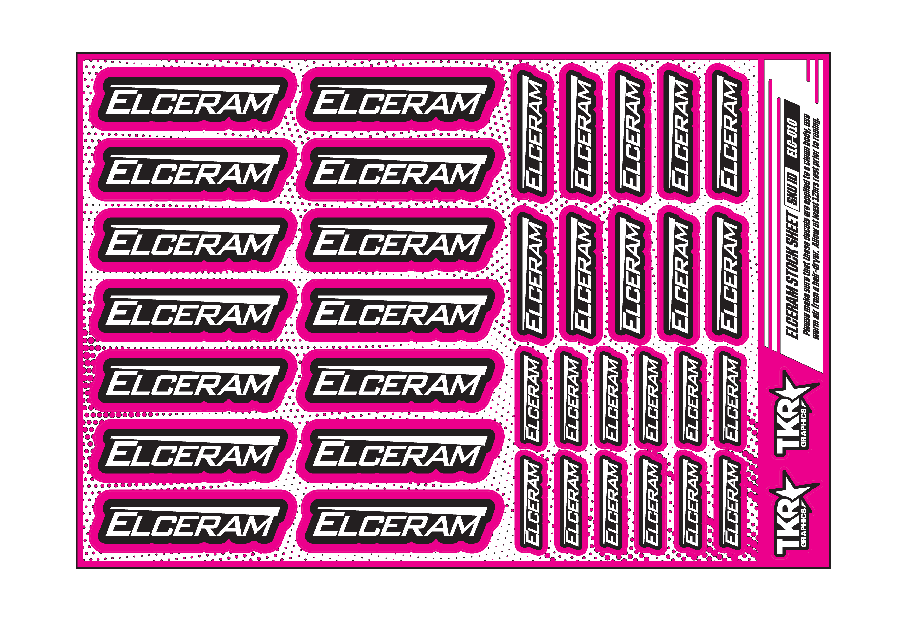 ELCERAM A5 STOCK SHEET
