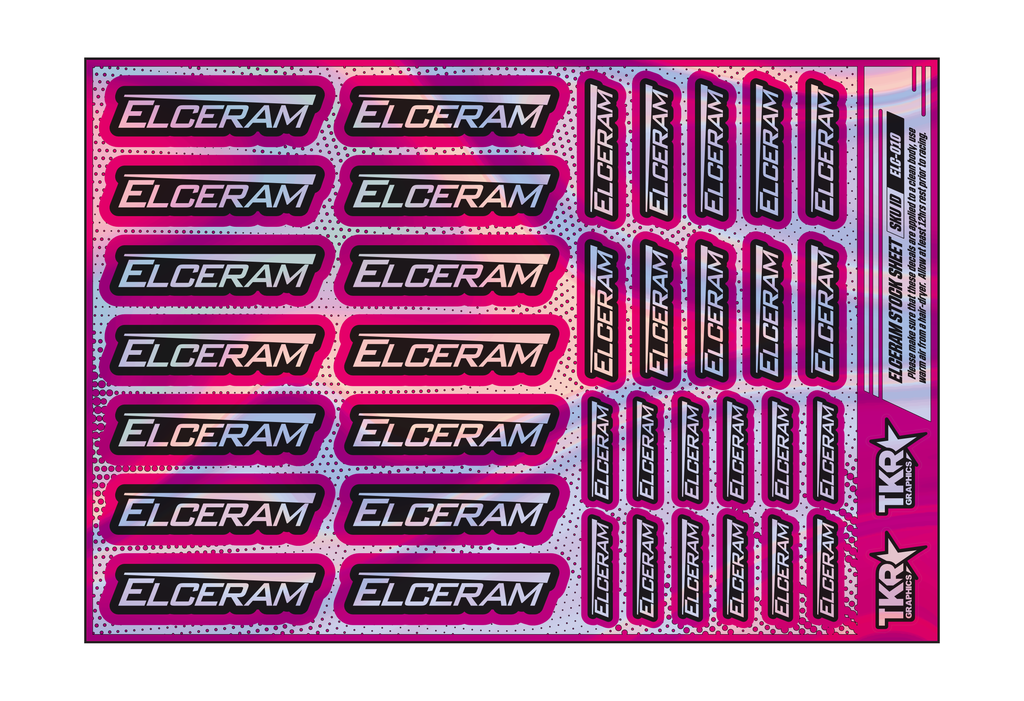 HOLOGRAPHIC ELCERAM A5 STOCK SHEET