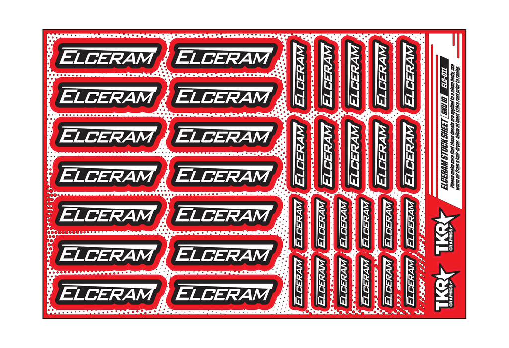 ELCERAM A5 STOCK SHEET