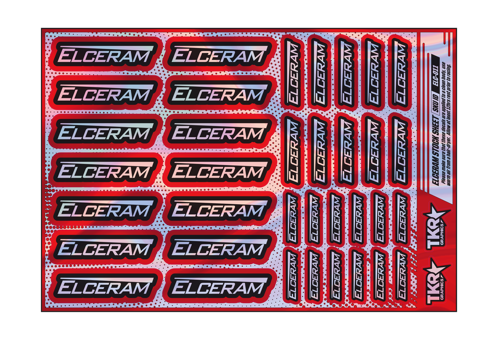 HOLOGRAPHIC ELCERAM A5 STOCK SHEET