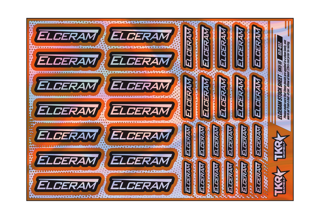 HOLOGRAPHIC ELCERAM A5 STOCK SHEET