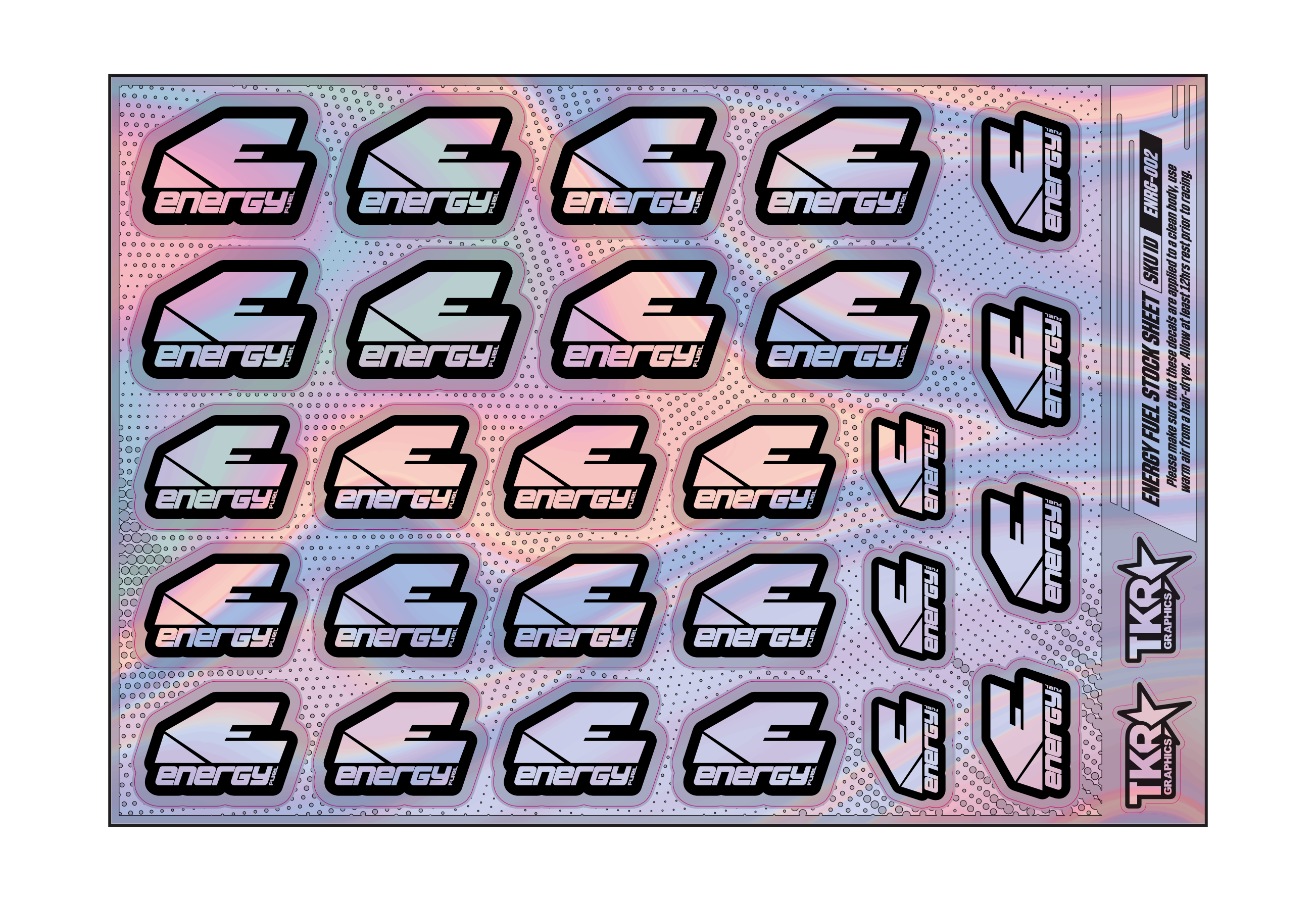 HOLOGRAPHIC ENERGY FUEL A5 STOCK SHEET