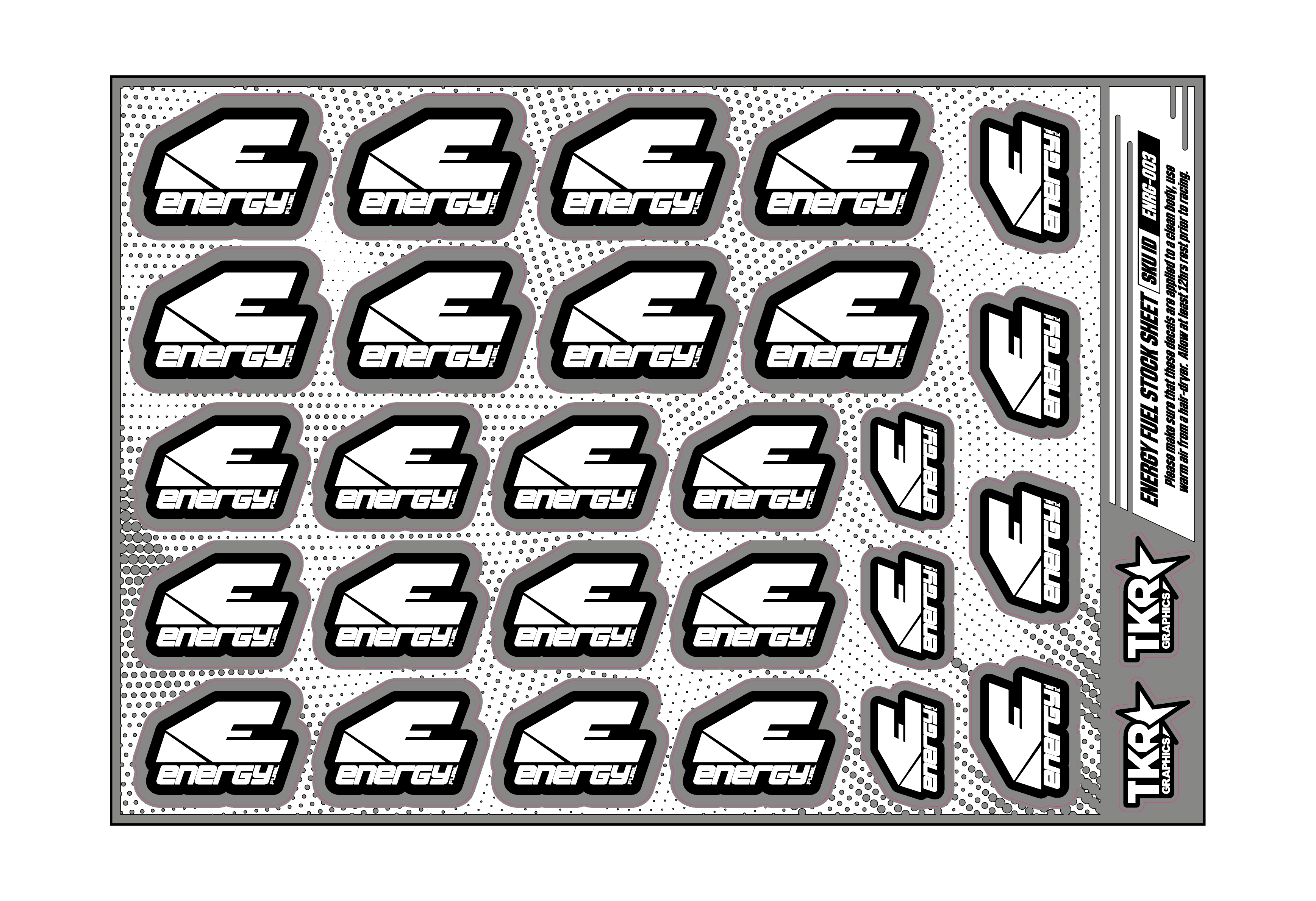 ENERGY FUEL A5 STOCK SHEET