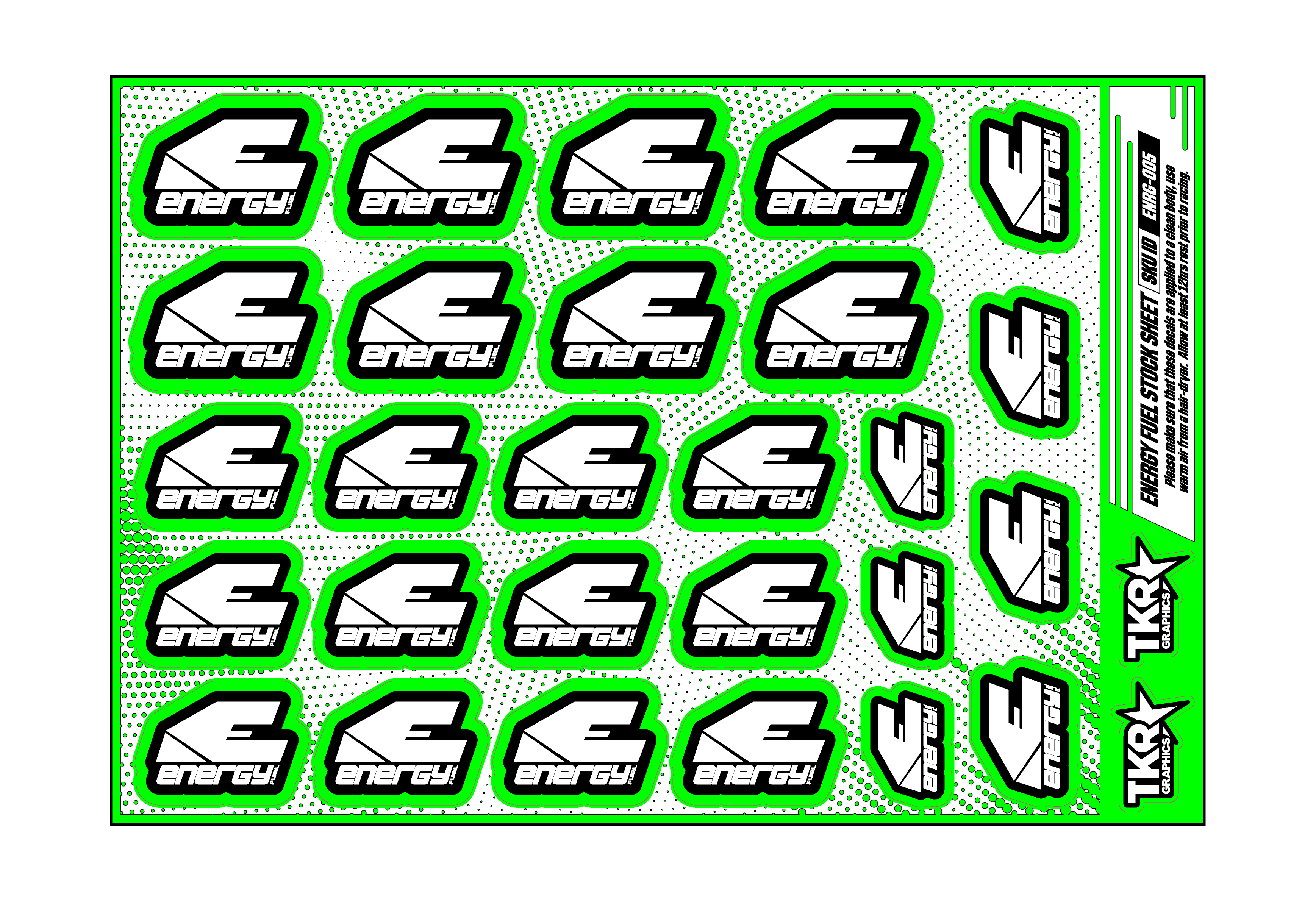 ENERGY FUEL A5 STOCK SHEET
