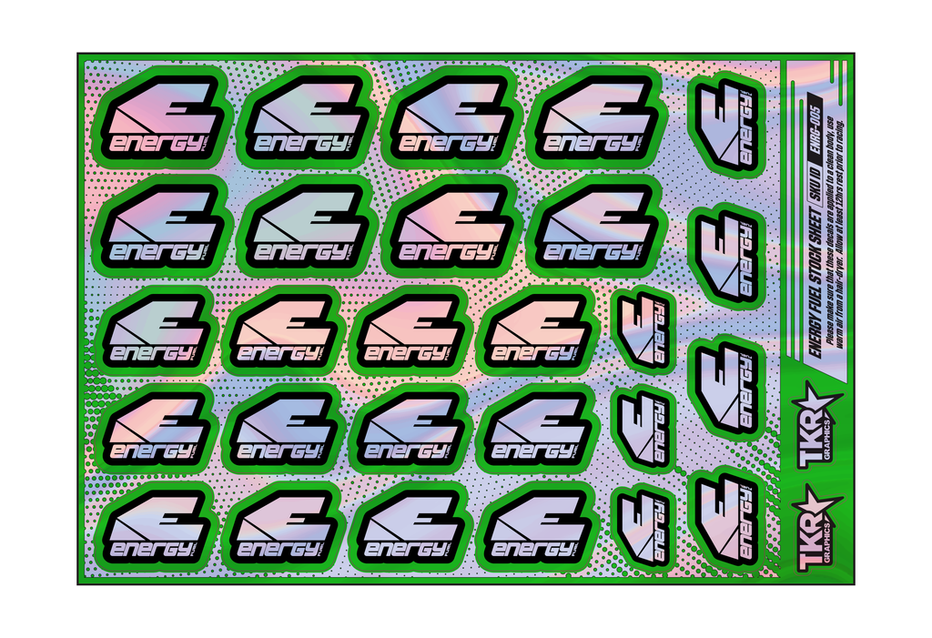 HOLOGRAPHIC ENERGY FUEL A5 STOCK SHEET