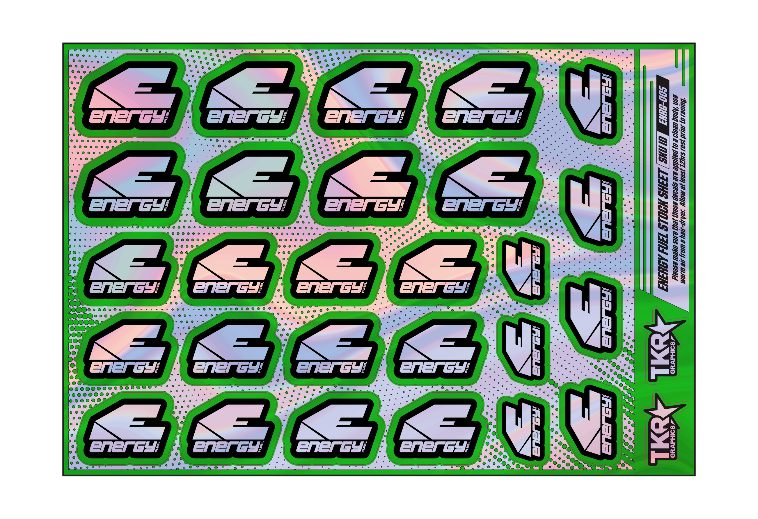 HOLOGRAPHIC ENERGY FUEL A5 STOCK SHEET