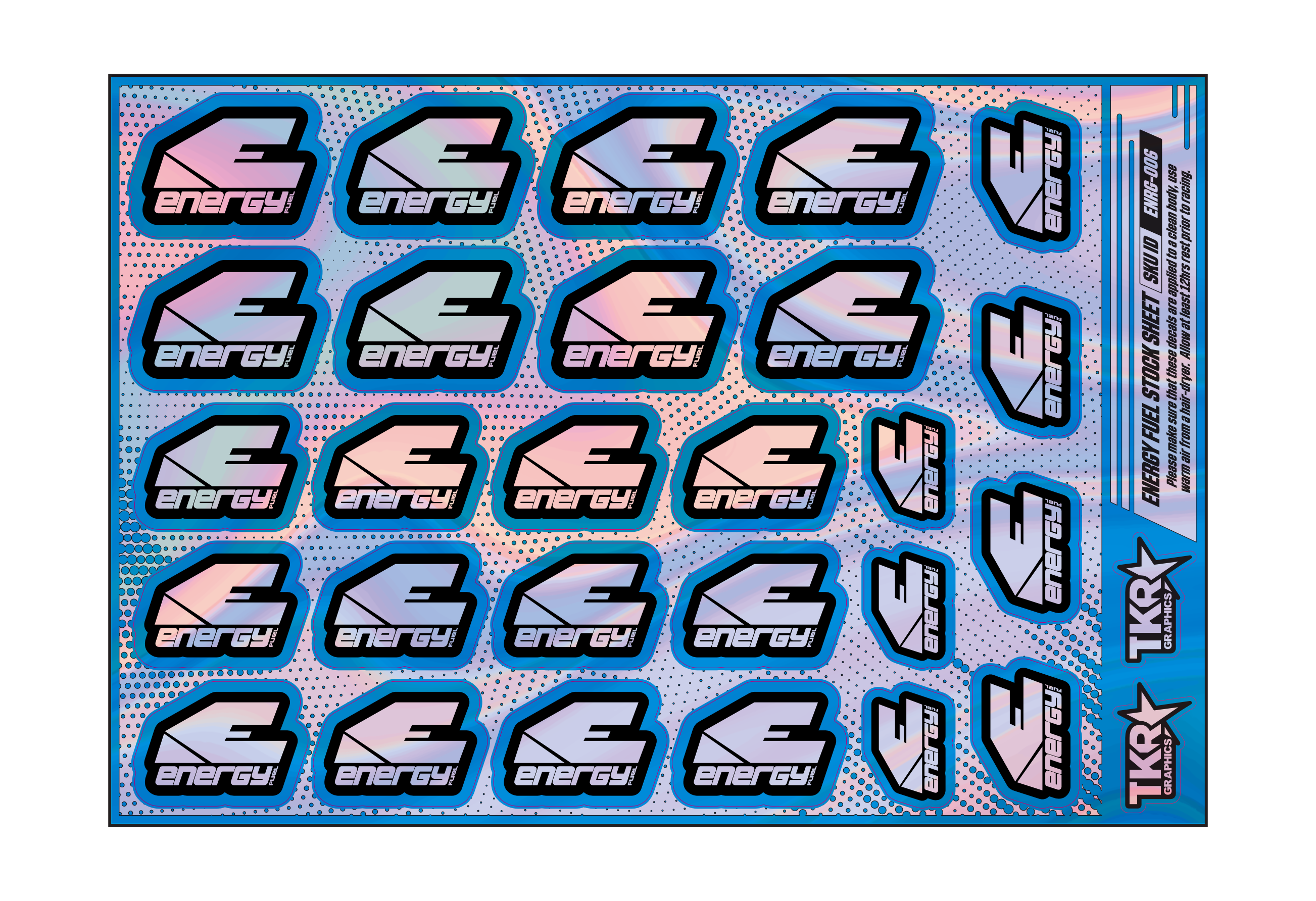 HOLOGRAPHIC ENERGY FUEL A5 STOCK SHEET